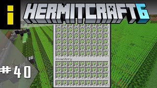 Minecraft HermitCraft S6  Ep 40 Massive Sugarcane Farm [upl. by Rosalinde]