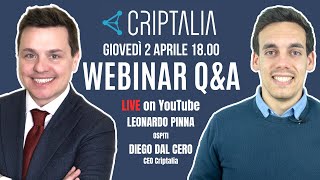 Webinar QampA con Diego Dal Cero CEO Criptalia [upl. by Shiff]