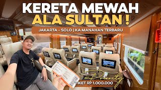 TIKET RP 1000000 DAPAT FASILITAS SEPERTI INI  Naik Kereta Api TERBARU Ka Manahan Jakarta  Solo [upl. by Boyd]