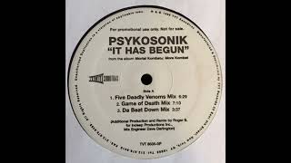 Psykosonik  It Has Begun Five Deadly Venoms Mix [upl. by Elleinwad]