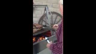 Cookin on a Buckaroo ChunkWood Grill [upl. by Anirat]