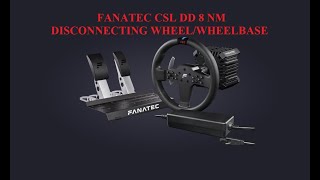 Fanatec CSL DD 8 NM Wheelbase Disconnecting [upl. by Acisse]