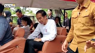 Tiba2 Datang Presiden Jokowi Bikin Histeris Pengunjung Solo Safari [upl. by Alfonso274]