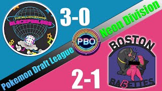 Pokémon Draft League  Boston Babettes VS Blasphemous Blacephalons  S6 W4 Neon Div [upl. by Glenda]