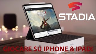 Come giocare a GOOGLE STADIA su iOS iPhoneiPad  How to play GOOGLE STADIA on iOS [upl. by Delp726]