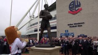 BEHIND THE SCENES Nat Lofthouse statue unveil [upl. by Esch]