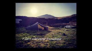 Nantlle ridge wild camp Snowdonia Hilleberg Enan [upl. by Lexine]