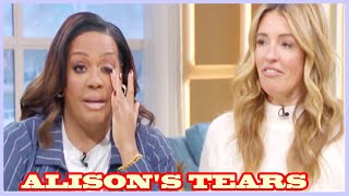 Alison Hammond in Tears Rare Emotional Moment About Boyfriend on This Morning [upl. by Ditzel367]