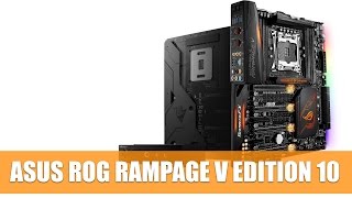 Asus ROG Rampage V Edition 10 Motherboard Computex 2016  AllroundPCcom [upl. by Irolav]