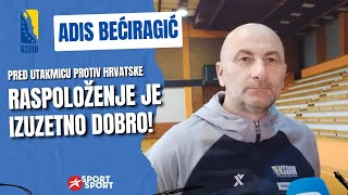 ADIS BEĆIRAGIĆ PRED UTAKMICU PROTIV HRVATSKE [upl. by Novar]