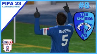 FIFA 23 CARRIÈRE MANAGER AVEC THE SHARKS AC 8 GAMEIRO NOUS EMMENE EN HAUT 🔵⚪🦈🦈🔼 ❕ [upl. by Maddi]