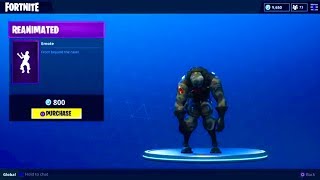 NEW “REANIMATED” DANCE Zombie Dance Emote  Fortnite Battle Royale [upl. by Ayaet]