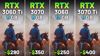 RTX 3060 Ti vs RTX 3070 vs RTX 3060 vs RTX 3070 Ti  Test in 12 Games in 2024 [upl. by Nasar]