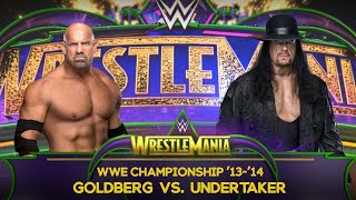 🔥Full Match  Goldberg vs Undertaker  Ironman Match WrestleMania🔥 [upl. by Notnerb]