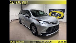 Low Mileage 2022 Toyota Sienna LE 8 passenger minivan  Hybrid  Sunroof [upl. by Ansilme18]