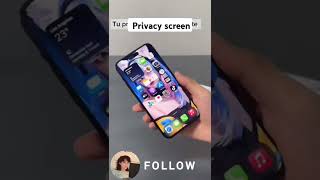 Privacy screen iphone screen privacy [upl. by Ylrad325]