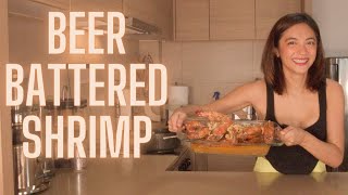 Beer Battered Tiger Prawns Recipe  COOKINDAY  CRISHA UY [upl. by Furr]