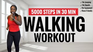 5000 Steps in 30 Min  Walking Workout for Weight Loss  No Jumping  knee Friendly Workout [upl. by Ahtnamas]