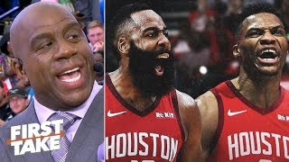 Magic Johnson The Clippers and Lakers are better than the Rockets  First Take [upl. by Ilke]