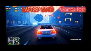 DELL LAPTOP 5510 GAMES TEST [upl. by Avat]