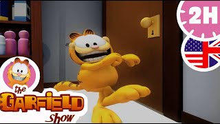 😱Garfield travels into Eddies brain 🧠  The garfield Show [upl. by Nemracledairam]