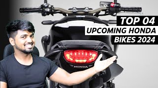 Upcoming Top 04 Honda️‍🔥Bikes India 2024  Upcoming Honda Bikes 2024  Upcoming Bikes In India 2024 [upl. by Opiak]