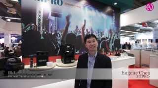 MIPRO demonstrates portable wireless PA system [upl. by Eentruok678]