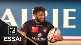 TOP 14  Essai Alexis PALISSON LOU  Paris  Lyon  J1  Saison 20172018 [upl. by Soll]