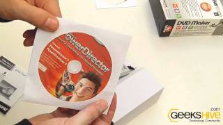 DVD Maker USB 20 Kworld VSUSB2800D Unboxing by wwwgeekshivecom [upl. by Einimod]