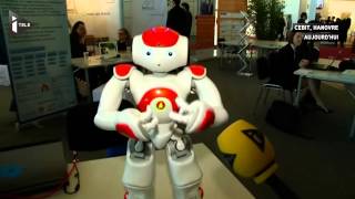 Nous avons rencontré Nao le robot humanoïde français  Le 11032014 à 18h00 [upl. by Nyladnohr526]