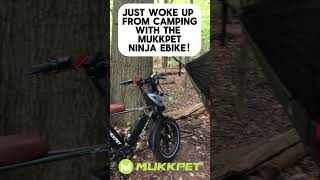 Mukkpet Ninja EBike Camping electricbike ebike electricbikereview mukkpetebike [upl. by Philpot]