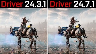 AMD Driver 2431 vs AMD Driver 2471  Test in 7 Games RX 580 [upl. by Aicnelav]