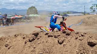 Ladies Open Production First Heat Sharlet Gallarde VS Arian  Himamaylan Invitational Motocross 2024 [upl. by Hedda]