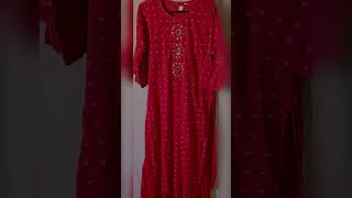 Xmas collection kurti indianattire girlsfashion indianwearonline [upl. by Aitekram]