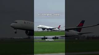 Deltas LONGEST Flights 🇺🇸✈️ delta deltaairlines longest long longestflight flight flights [upl. by Atinuaj]