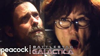 Battlestar Galactica  Roslin Makes Baltar Confront His Betrayal [upl. by Htieh]