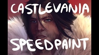 Castlevania Speedpaint  quotBelmontquot [upl. by Ahselet561]