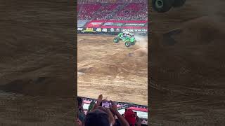 Monster Jam 2024  Grave Digger Adam Anderson gravedigger monsterjam statefarmstadium [upl. by Hartwell]