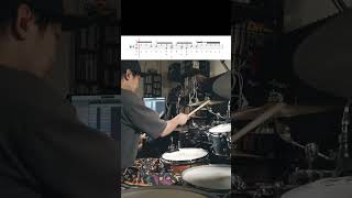 Quick lesson  Drum groove🥁 shorts drums lesson [upl. by Nallek]