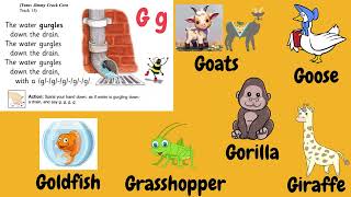 Jolly Phonics song Group 3 g song [upl. by Hcaz]