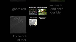 Stereotypical cyclist starter pack meme [upl. by Navek]