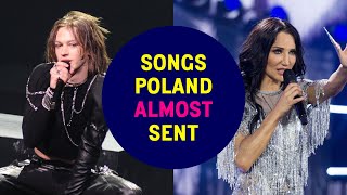 Eurovision Songs Poland Almost Sent 2003  2024  Second Places in Polish National Finals [upl. by Aneetsirk]