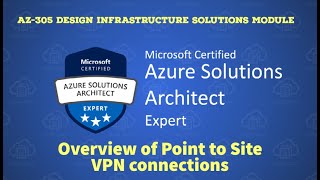 17 AZ305  Overview of Point to Site VPN connections [upl. by Hyrup]