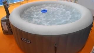 Intex Whirlpool aufblasbar Jacuzzi [upl. by Llednik803]