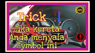 Punca Simbol Menyala Pada kereta Saga flx [upl. by Erny]