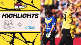 GLOS REACH THE 2024 VITALITY BLAST FINAL  Gloucestershire v Sussex  Semifinal highlights [upl. by Tumer]