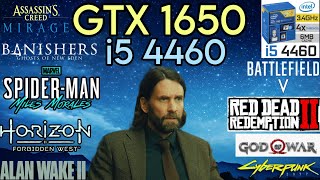 GTX 1650  i5 4460 amp 16GB Ram  Test In 9 Games [upl. by Cline639]