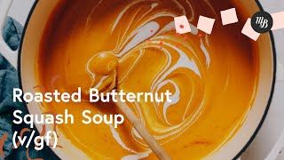 Roasted Butternut Squash Soup  Minimalist Baker Recipes [upl. by Enois]