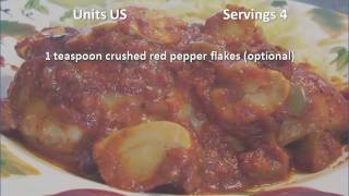 Crock Pot Chicken Cacciatore recipe [upl. by Nallac357]