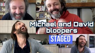 Michael Sheen and David Tennant  Staged Bloopers [upl. by Lauralee2]